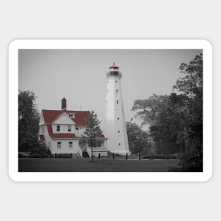 North Point Lighthouse Selective Color Sticker